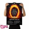 Comeback Kid Wake The Dead Anniversary Tour 2025 European Tour Poster Tour Dates Poster Canvas