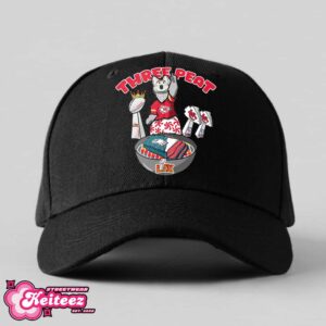 Congratulations Kansas City Chiefs With Three-Peat Super Bowl LVII-LVIII-LIX Super Bowl LIX Champions And Cooking Philadelphia Eagles NFL Season 2024-2025 Classic Hat-Cap