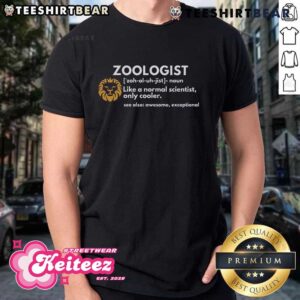 Funny Zoologist Definition Zoology Science T-Shirt