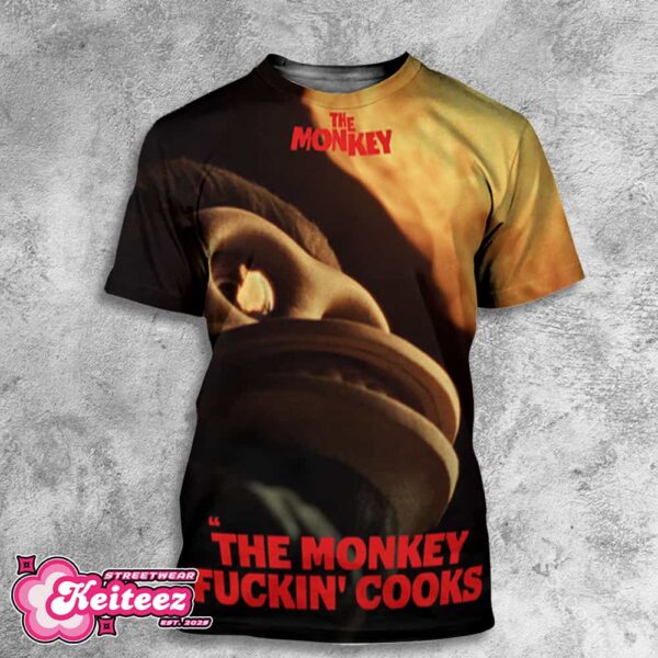 New Poster For The Monkey From Longlegs Director Osgood Perkins Movie 3D T-Shirt