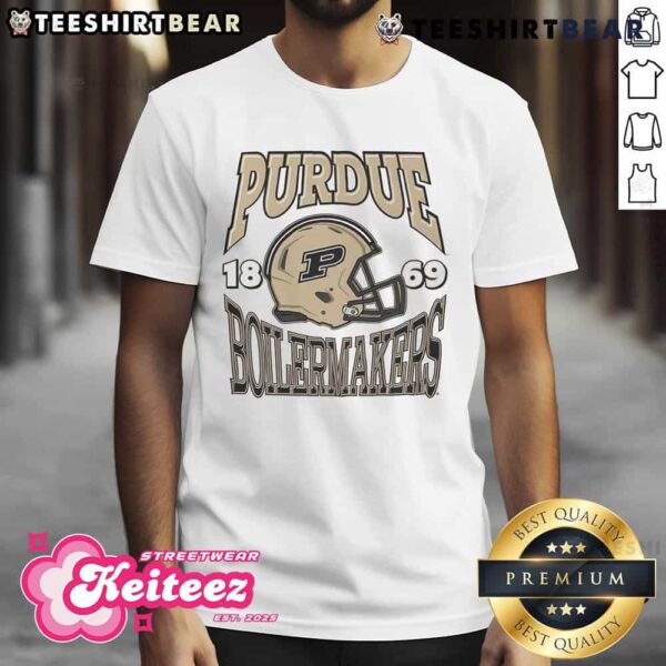 Nice Purdue Boilermakers Classic Team Helmet T-Shirt