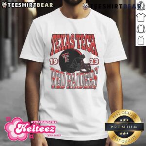 Nice Texas Tech Red Raiders Classic Team Helmet T-Shirt