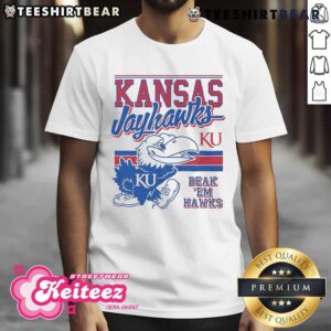 Official Big Jay Kansas Jayhawks Retro Logo Mascot T-Shirt