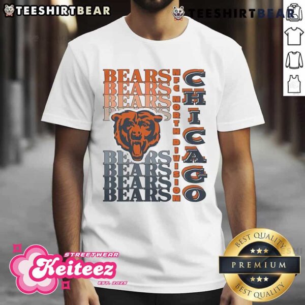 Official Chicago Bears Gradient Wordmark T-Shirt