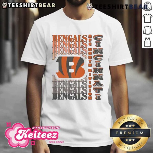 Official Cincinnati Bengals Gradient Wordmark T-Shirt