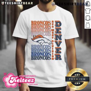 Official Denver Broncos Gradient Wordmark T-Shirt