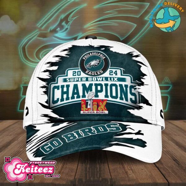 Philadelphia Eagles Super Bowl LIX Champions NFL Season 2024-2025 Merch Classic Hat-Cap