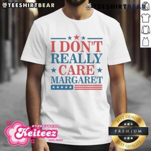 Top I Don’t Really Care Margaret Minimalist US Flag T-Shirt