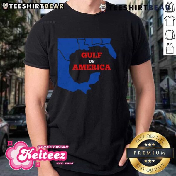 Top Nice Gulf Of America Map T-Shirt